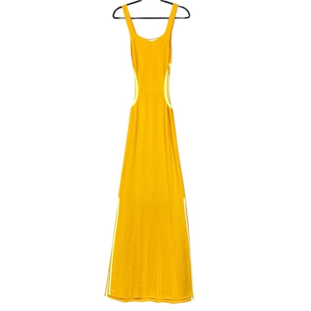 Solid & Striped The Lola Maxi Dress In Butterscotch Stretch Knit Retro Sz XS - Picture 2 of 7